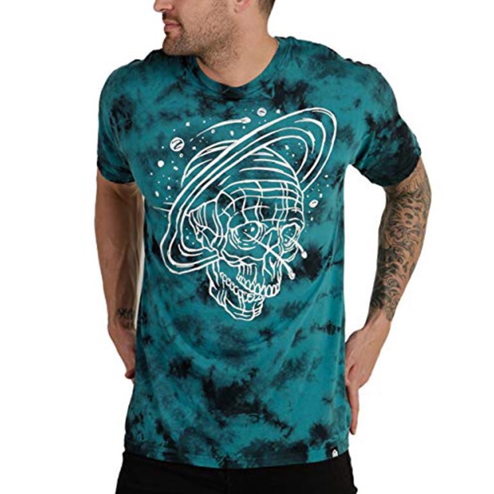 Saturn Skull Graphic Tee. NWOT. Brand: INTO THE AM.